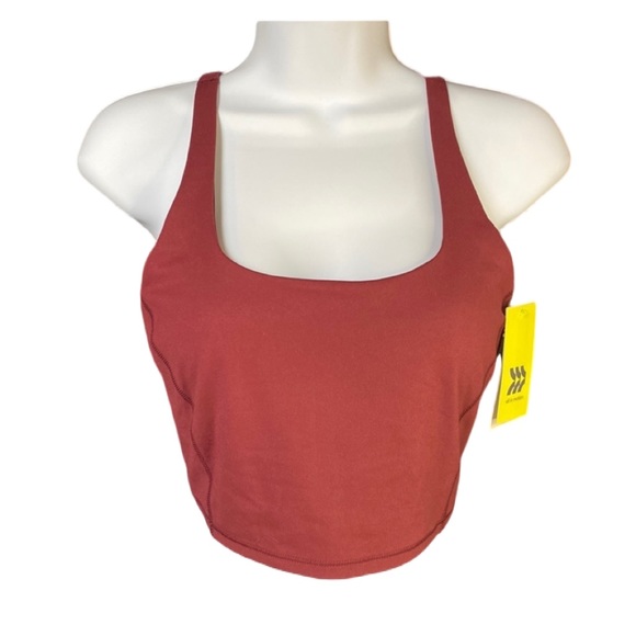 all in motion Other - All In Motion Athletic Size Small Burnt Red Color Light Support Bra New With Tag